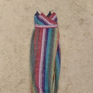 SAYLOR Multicolor Striped Maxi Dress